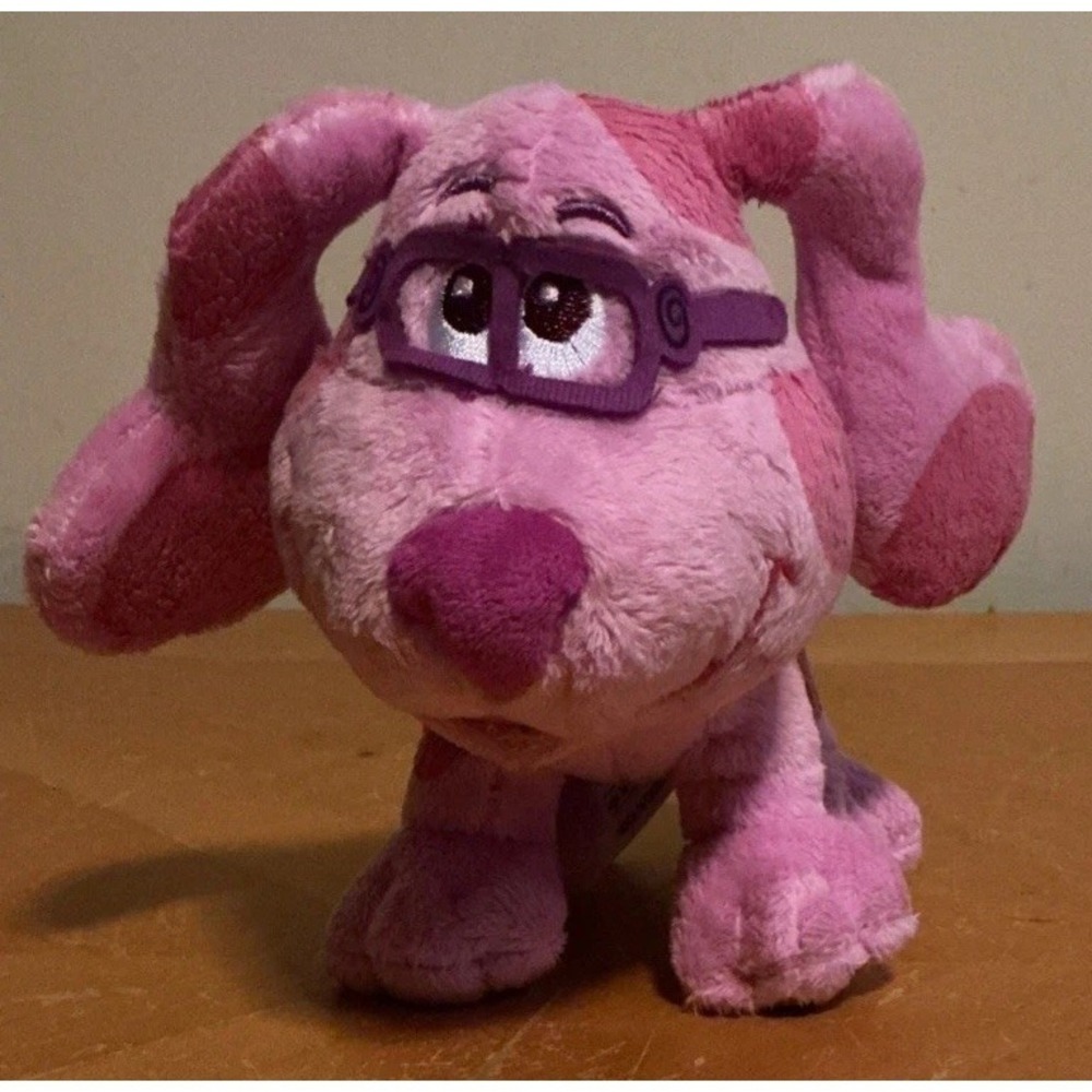 Nickelodeon Blue's Clues &‎ You Magenta Pink Dog 6" Plush 2021 Viacom